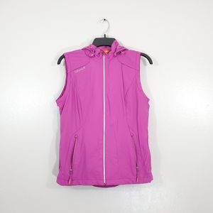 Lafuma Fuchsia Hooded Zip Up Vest